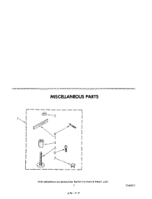 05 - Miscellaneous parts for Whirlpool Washer LA5530XSW0 from AppliancePartsPros.com