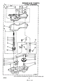 07 - Gearcase parts for Whirlpool Washer LA5380XMW0 from AppliancePartsPros.com