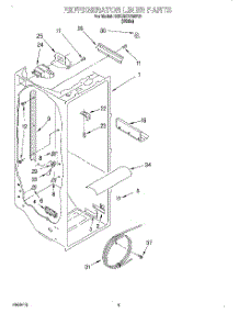 02 - Refrigerator Liner parts for Whirlpool Refrigerator 3XKGN7050F01 from AppliancePartsPros.com