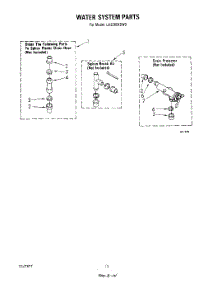 11 - Water System parts for Whirlpool Washer LA5380XSW0 from AppliancePartsPros.com