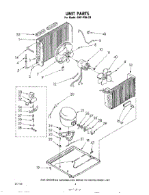 03 - Section parts for Whirlpool Air Conditioner AHFP6520 from AppliancePartsPros.com
