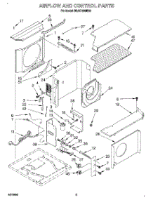 02 - Airflow And Control parts for Whirlpool Air Conditioner BHAC1800BS0 from AppliancePartsPros.com