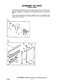 06 - Accessory Kit parts for Whirlpool Air Conditioner CA8WR4 from AppliancePartsPros.com