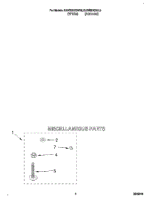 03 - Miscellaneous parts for Kitchenaid Washer KAWE670BAL0 from AppliancePartsPros.com