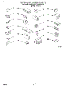07 - Wiring Harness parts for Whirlpool Washer 8LSR5132BN1 from AppliancePartsPros.com