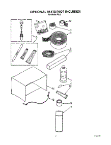 05 - Optional parts for Whirlpool Air Conditioner R611 from AppliancePartsPros.com