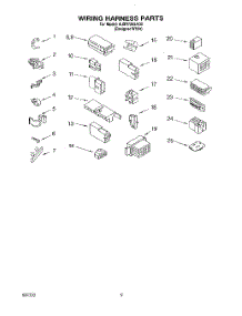 06 - Wiring Harness parts for Whirlpool Washer 4LBR7255AQ0 from AppliancePartsPros.com