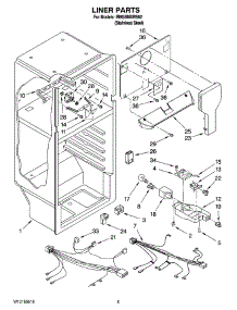03 - Liner Parts parts for Whirlpool Refrigerator IR8GSMXRS02 from AppliancePartsPros.com
