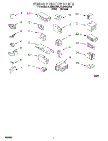 07 - Wiring Harness parts for Whirlpool Washer 6LSP8255AN1 from AppliancePartsPros.com