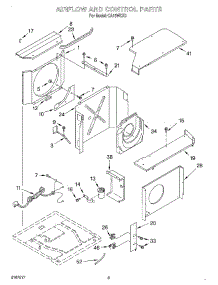 02 - Air Flow And Control parts for Whirlpool Air Conditioner CA15WCK0 from AppliancePartsPros.com