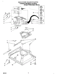 05 - Machine Base parts for Whirlpool Washer LSR7233BQ2 from AppliancePartsPros.com