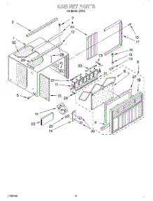 04 - Cabinet parts for Whirlpool Air Conditioner R812 from AppliancePartsPros.com