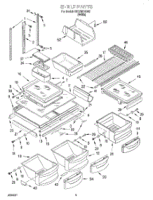 03 - Shelf parts for Whirlpool Refrigerator 3XKVN515002 from AppliancePartsPros.com