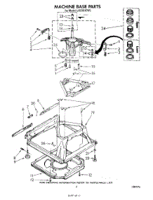 07 - Machine Base parts for Whirlpool Washer LA5500XPW5 from AppliancePartsPros.com