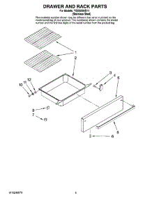 04 - Drawer And Rack Parts parts for Whirlpool Range YISE630VS11 from AppliancePartsPros.com