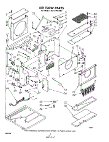 03 - Section parts for Whirlpool Air Conditioner ACE144XM0 from AppliancePartsPros.com