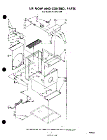 03 - Section parts for Whirlpool Air Conditioner ACS602XM from AppliancePartsPros.com