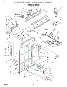 02 - Controls And Rear Panel parts for Whirlpool Washer LSL9355DQ0 from AppliancePartsPros.com