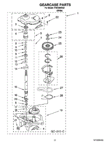 08 - Gearcase Parts, Optional Parts (Not Included) parts for Whirlpool Washer ITW4300SQ2 from AppliancePartsPros.com