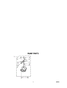 03 - Pump parts for Whirlpool Washer LA4000XKW0 from AppliancePartsPros.com