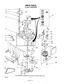 03 - Drive parts for Whirlpool Washer LA5000XMW0 from AppliancePartsPros.com
