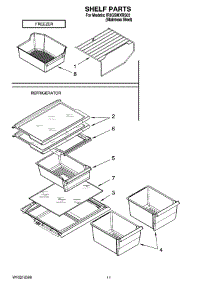 06 - Shelf Parts, Optional Parts parts for Whirlpool Refrigerator IR8GSMXRS03 from AppliancePartsPros.com