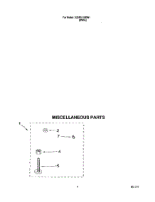 03 - Miscellaneous parts for Whirlpool Washer 3LBR5132BW1 from AppliancePartsPros.com