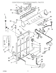 02 - Controls And Rear Panel Parts parts for Whirlpool Washer IJ43001 from AppliancePartsPros.com