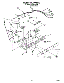 11 - Control Parts parts for Whirlpool Refrigerator 7SS25HFXMS00 from AppliancePartsPros.com