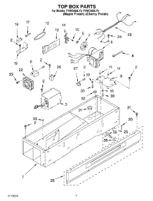 04 - Top Box parts for Whirlpool Personal Valet System PVWC600LY0 from AppliancePartsPros.com
