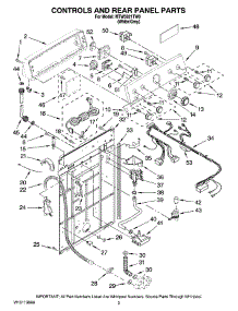 02 - Controls And Rear Panel Parts parts for Maytag Washer MTW5921TW0 from AppliancePartsPros.com