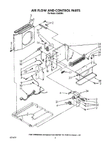 03 - Air Flow And Control parts for Whirlpool Air Conditioner CA8WR4 from AppliancePartsPros.com