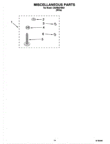 10 - Miscellaneous Parts - Optional Parts (Not Included) parts for Whirlpool Washer CAWB527MQ1 from AppliancePartsPros.com