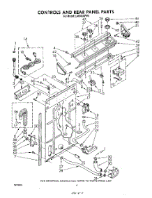 03 - Controls And Rear Panel parts for Whirlpool Washer LA6300XPW5 from AppliancePartsPros.com