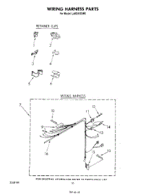 09 - Wiring Harness parts for Whirlpool Washer LA6058XSW0 from AppliancePartsPros.com
