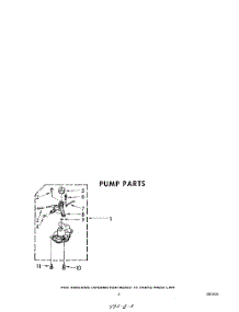 03 - Pump parts for Whirlpool Washer GLHA7900W1 from AppliancePartsPros.com