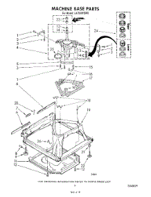 07 - Machine Base parts for Whirlpool Washer LA7000XSW0 from AppliancePartsPros.com