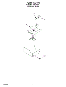 03 - Pump Parts parts for Whirlpool Ice Machine CSW45PA1D from AppliancePartsPros.com