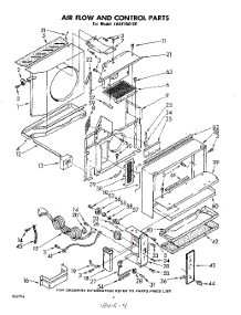 03 - Section parts for Whirlpool Air Conditioner 1AHF25090 from AppliancePartsPros.com