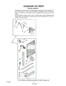 06 - Section parts for Whirlpool Air Conditioner AC0052XT0 from AppliancePartsPros.com