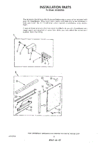 06 - Installation parts for Whirlpool Air Conditioner AR1000XW0 from AppliancePartsPros.com