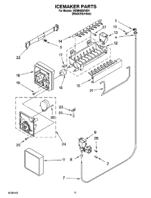 06 - Icemaker Parts parts for Whirlpool Refrigerator IR2MHMXRS01 from AppliancePartsPros.com