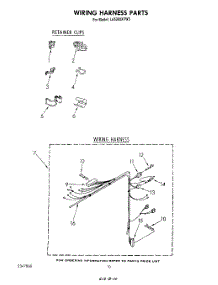 08 - Wiring Harness parts for Whirlpool Washer LA5300XPW5 from AppliancePartsPros.com