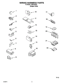 06 - Wiring Harness Parts parts for Whirlpool Washer LSR7333PQ1 from AppliancePartsPros.com