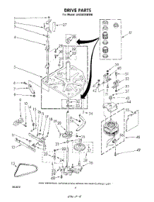 03 - Drive parts for Whirlpool Washer LA5500XMW0 from AppliancePartsPros.com