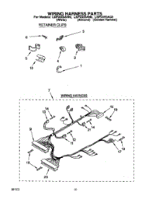 08 - Wiring Harness parts for Whirlpool Washer LSP9355AG0 from AppliancePartsPros.com
