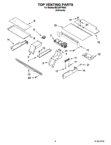 05 - Top Venting Parts, Optional Parts (Not Included) parts for Whirlpool Oven IBS330PVM00 from AppliancePartsPros.com