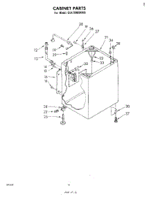 05 - Cabinet parts for Whirlpool Washer GLA7900XKW0 from AppliancePartsPros.com