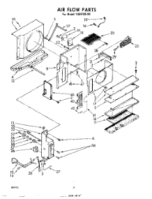03 - Section parts for Whirlpool Air Conditioner 1AHF10590 from AppliancePartsPros.com