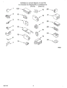 07 - Wiring Harness parts for Whirlpool Washer 3LSR5233AN0 from AppliancePartsPros.com